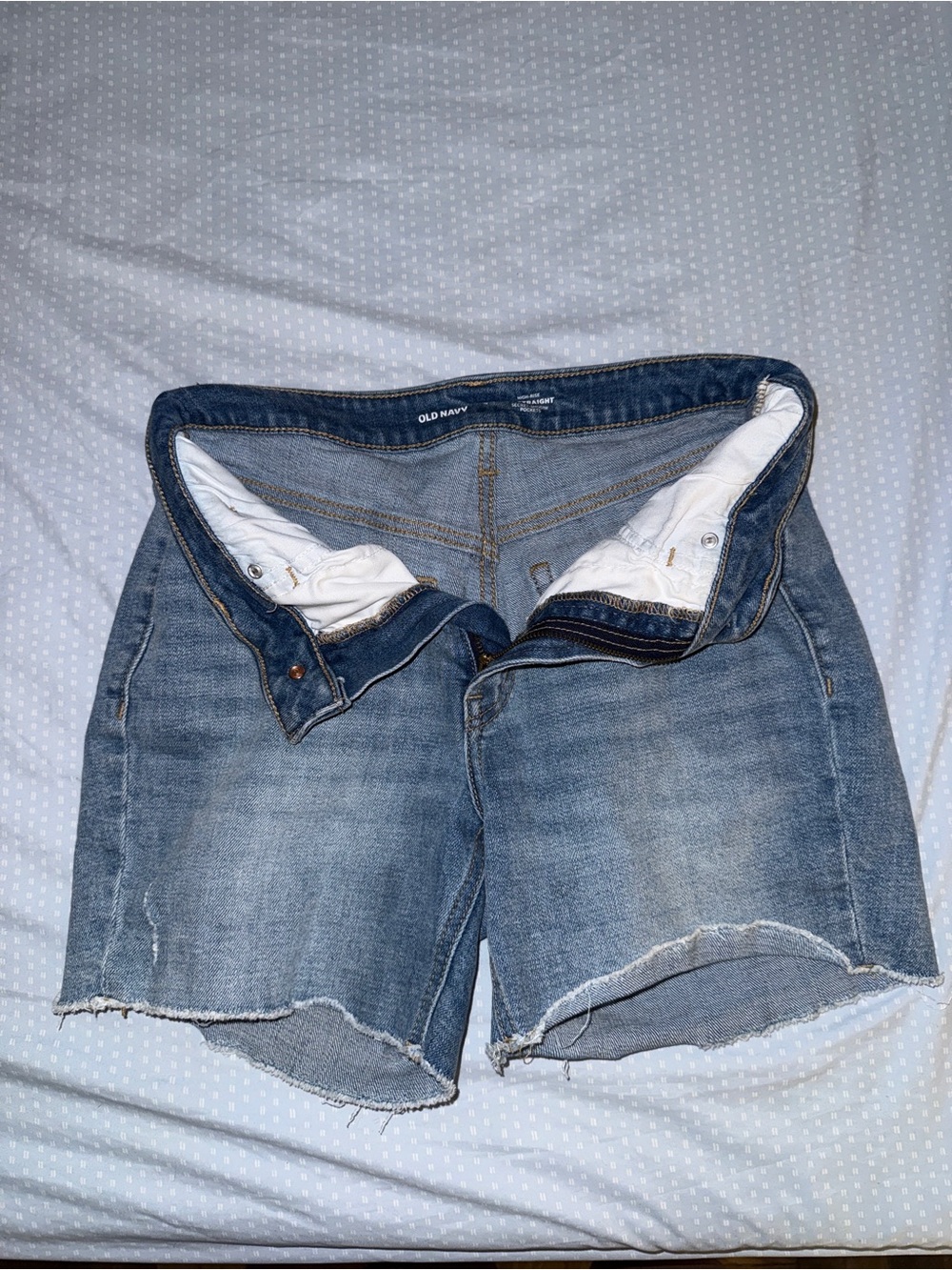 Old Navy Light Blue Denim Cutoff Shorts